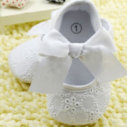 Baby Pure White Soft Sole Shoes