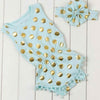 Polka Gold Dots Baby Rompers