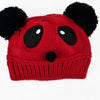 Panda Wool Knit Sweater Cap