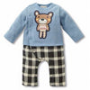 Bear Pattern Cotton Rompers