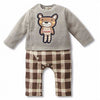 Bear Pattern Cotton Rompers