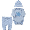 Long Sleeve Pants Hat Clothing Set